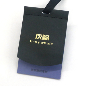 Custom Reusable Eco-friendly Paper <strong>Hang</strong> <strong>Tags</strong> Garment <strong>Tags</strong> <strong>With</strong> <strong>String</strong> Personalized <strong>Hang</strong> <strong>Tags</strong> Printing Your Own Logo - Product Image 2