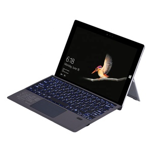 Funda de teclado inalámbrico Bluetooth para Microsoft Surface PRO 4 5 6 7 reemplazo de teclado táctil retroiluminado negro - Product Image 4