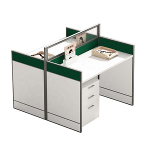 6 Person Screen <strong>Partition</strong> Portable <strong>Computer</strong> Workstation Table Office Furniture