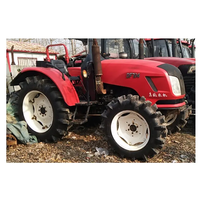 DF704 usato trattori prezzo usato piccolo trattore per l'agricoltura utilizzato 4 x4wd 70hp