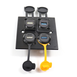 CE RoHS通用SUSB3.0 Zink合金外壳镀铬/黑色对接圆形3.0插座USB - Product Image 6