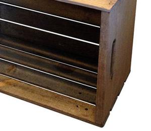 Dark Wood Storage Crate-THÙNG GỖ Để Xây Dựng Kệ-Đồ Nội Thất - Product Image 3