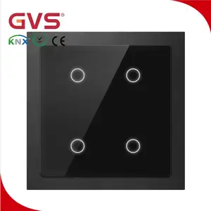 <span class=keywords><strong>KNX</strong></span> EIB fabrika akıllı ev bina otomatik sistemi 4 Gang plastik/Metal Dimmer anahtarı dokunmatik akıllı duvar anahtarları - Product Image 4