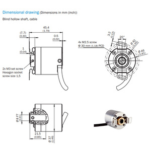 Werks großhandel INCREMENTAL ENCODERS DBS36/50 Serie DBS36E-BBEK00100 1060529 VON SICK Bewegungs steuerungs sensoren - Product Image 5
