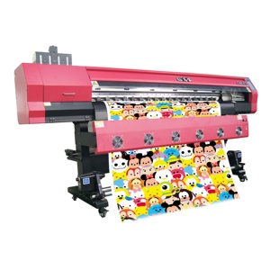 เครื่องพิมพ์อิงค์เจ็ทแบบแท่นแบนดิจิตอล DX5113ตัวทำละลายผ้าหลายสีเครื่องพิมพ์ Epson ใช้ใหม่ - Product Image 1