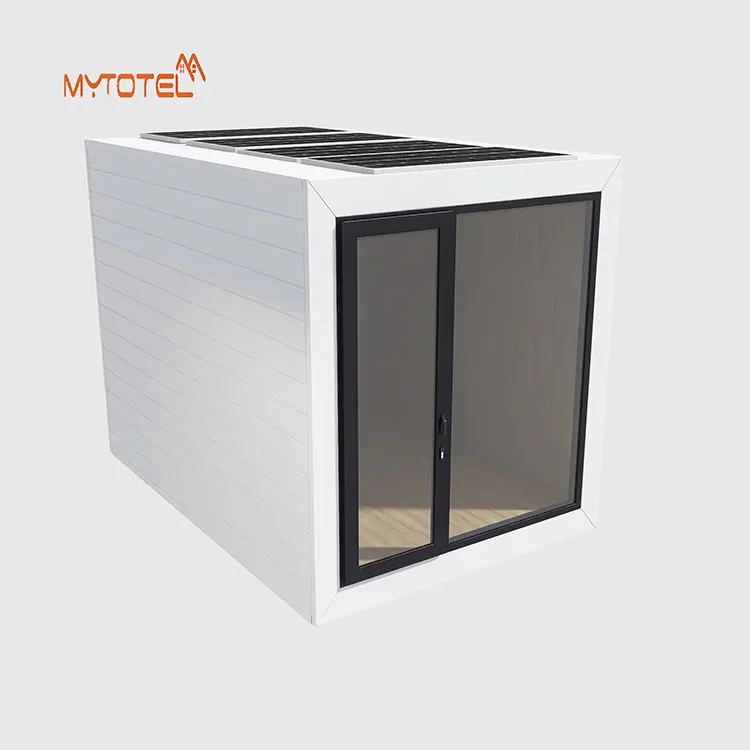 Mytotel-casa Solar para el hogar, contenedor pequeño para conversión a casa, oficina, jardín, edificios, Instalación rápida, casa prefabricada
