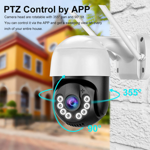1080P uzun menzilli otomatik izleme dönebilen PTZ ağ kamerası XM ICSEE APP telefon kontrolü açık renk gece görüş WIFI kamera - Product Image 4