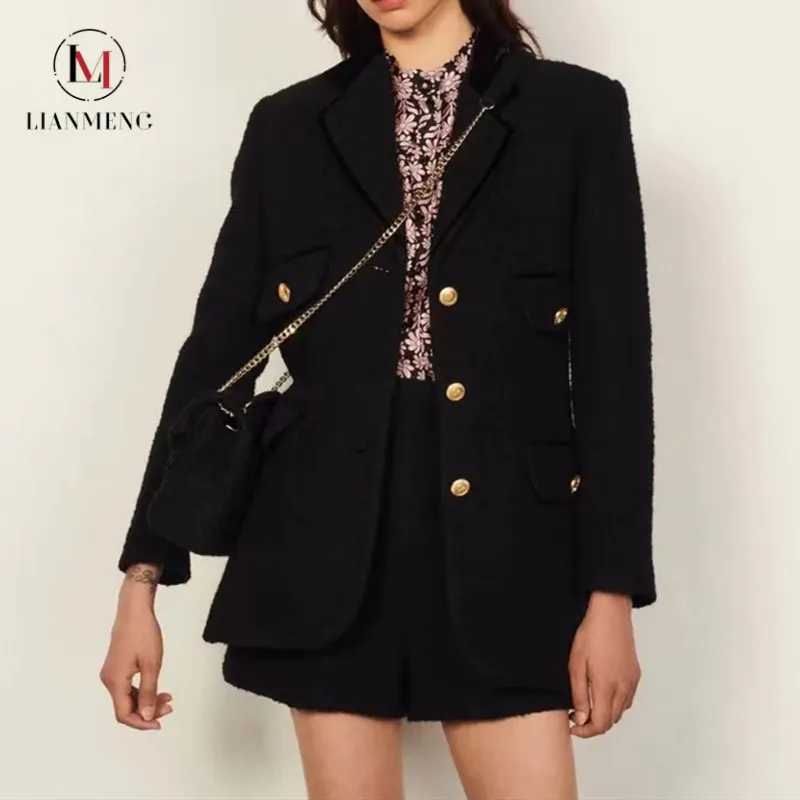 LIANMENG AS205 nuovi arrivi 2023 abiti da donna e smoking Blazer Set abiti da donna ufficio formale