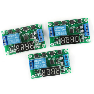 Modulo relè di ritardo di tempo 5 v12v24v ciclo temporizzazione relè interruttore PLC scheda di controllo programmabile - Product Image 2