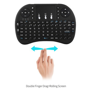Miniteclado inalámbrico i8 retroiluminado, 3 colores, 2,4 ghz, inglés, ruso, Air Mouse con Touchpad, Control remoto, Android, decodificador - Product Image 4