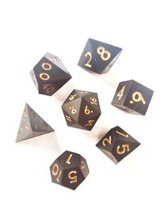 Silikon zar seti DND kurulu oyunu ejderha ve funfuncoc koşu ekibi TRPG Cthulhu Faceted D4-D20 7 parça Set - Product Image 2