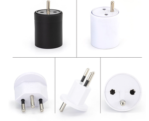 ドイツからスイスへのアダプターソケット10A定格電流Schukoタイプ (プラグとソケット付き) - Product Image 2