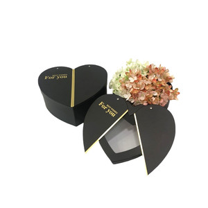<strong>Flower</strong> Gift Box PVC Fenestration <strong>wings</strong> Hug Bucket with Hand Gift Package Set Contains Two - Product Image 3