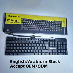 JERTECH K329 <strong>Custom</strong> Arabic 104 <strong>Keys</strong> USB Office <strong>Keyboard</strong> Full Size Customized OEM Wired Computer <strong>Keyboard</strong> - Product Image 6