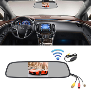 Car Monitor <strong>Reverse</strong> <strong>Display</strong> 4.3'' Screen Analog signal Wireless Reversing Image Waterproof Easy Installation Without Drilling - Product Image 2