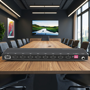 1X8 4K HD Splitter One-<strong>input</strong> Eight-<strong>output</strong> KVM Switcher 4K High Definition HDTV Splitter Converter for Picture Segmentation - Product Image 3