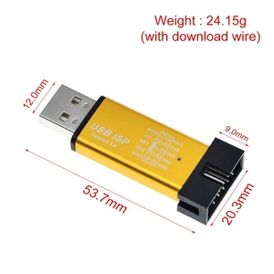 USBASP USBISP ISP Programador Downloader 51 ATMEL AVR Soporte 64 Bit Win7 y 32Bit Win98 WinMe Win2000 WinXP Win Vista
