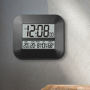 Đồng Hồ Treo Tường Màn Hình LCD Lớn Hình Chữ Nhật 11 Inch Với Khả Năng Đọc Kỹ Thuật Số Ngày Tháng Và Ngày Tháng Nhiệt Độ Và Độ Ẩm ET843A - Product Image 5