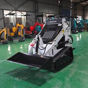 Cheapest EPA EURO5 Walk Behind Mini <strong>Loader</strong> Stand on Skid Steer <strong>Loader</strong> With Bucket - Product Image 4