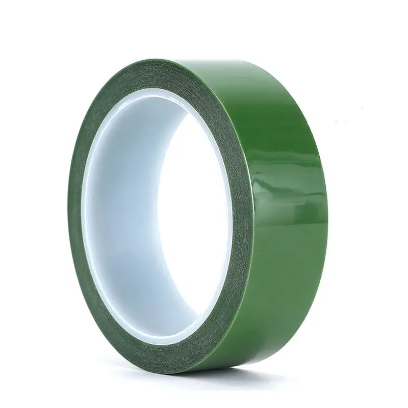 Hohe Hitze 220 Grad grasgrüner Haustier film Hoch temperatur maskierung Silikon klebeband aus Polyester
