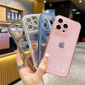 2023 New Arrives Simple Sparkling Transparent TPU <strong>Shell</strong> Favored by Girls for iPhone - Product Image 5