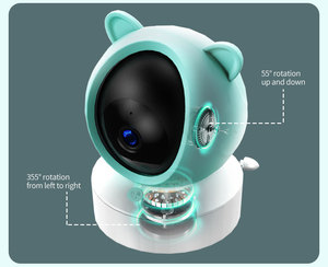 Video Baby Monitor con fotocamera 1080P Monitor WiFi Smartphone temperamento sensore di umidità 5 pollici schermo Tuya APP baby <span class=keywords><strong>Camera</strong></span>