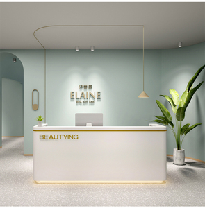 定制尺寸彩色接待台柜台前台收银台银行办公室酒店收银台 - Product Image 2
