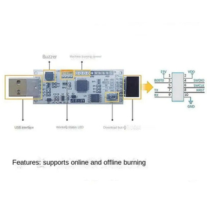 Das At-Link-Programmiersimulations-Download-Tool unterstützt die Online-Simulation und das Offline-Brennen für At32 Mcu