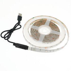 Esnek LED şerit işık seti kiti 18LED/M 30LED/M renk değiştirme RGB su geçirmez pilli LED ışıkları ile - Product Image 3