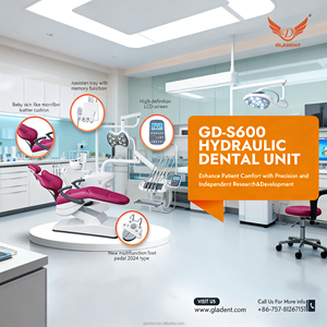 Sedia operatrice dentale resistente alla corrosione con attrezzatura per terapia orale idraulica autolubrificante - Product Image 2