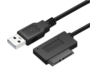 OEM Großhandel Super Speed USB 2.0 Laptop Optisches Laufwerk Adapter USB SATA Festplatte Datenkabel PVC Braid USB 3.0 Lager verfügbar - Product Image 4