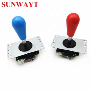 8way аркадная игра файтинг 5Pin джойстик в американском стиле Овальный шаровой верх и восьмиугольный ограничитель для Jamma Mame Raspberry Pi - Product Image 5