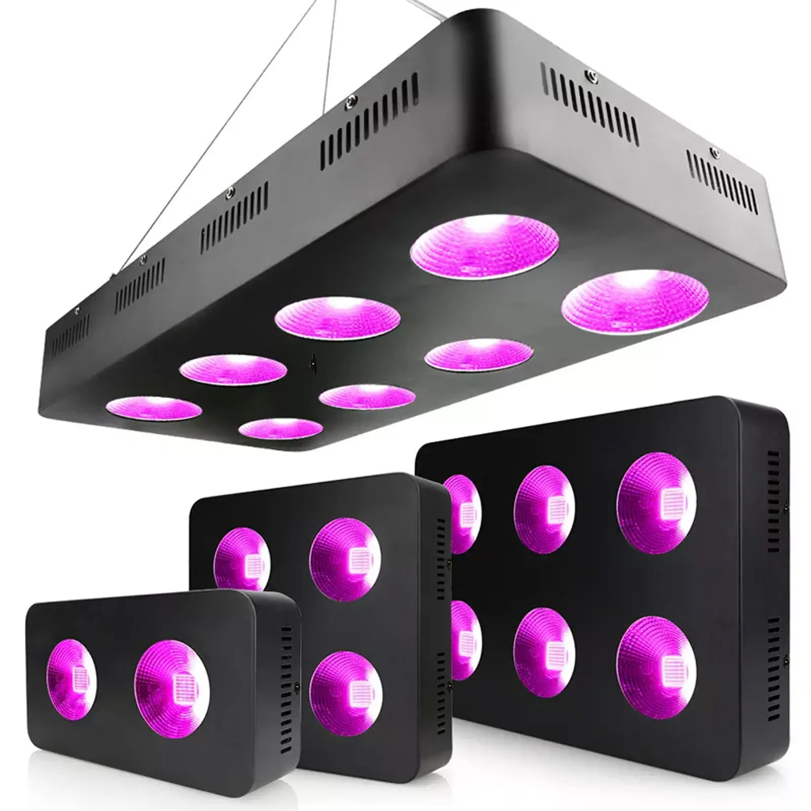 Liweida 500 W 1000 W 1500 W 2000 W CE RoHS Panel Grow Light VEG BLOOM Voll spektrum Hoch leistungs anlagen lampe