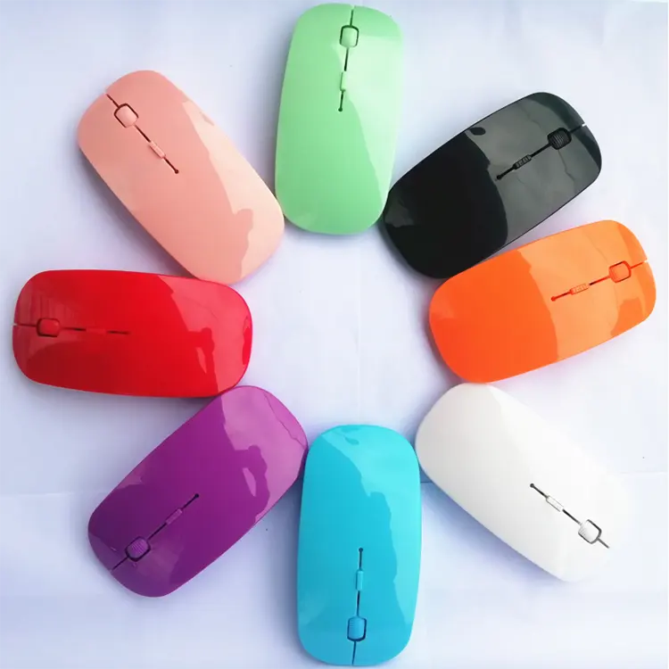 מותאם אישית לוגו מיני אלחוטי עכבר 2.4GHz אלחוטי אופטי מחשב נייד עכבר עם USB מקלט
