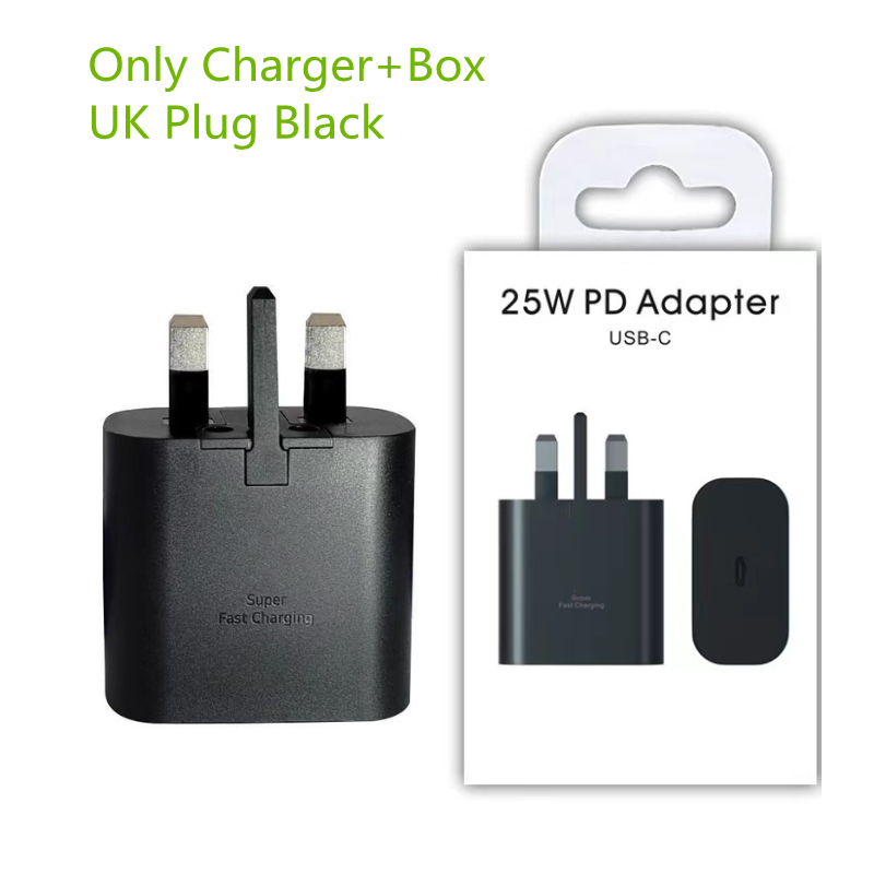 UK Black Charger+box