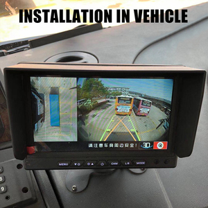 CareDrive-Soporte de entrada de audio para todos los vehículos, monitor de coche a color TFT LCD de 9 pulgadas, entradas de vídeo de 2 vías, soporte de pantalla dividida de 4 pulgadas, 2 vías, 2 unidades, 2 unidades - Product Image 4