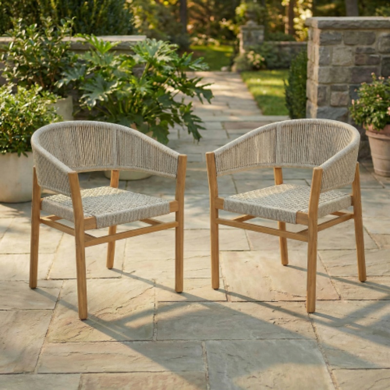 Natural + Wood+Rope + American Design
