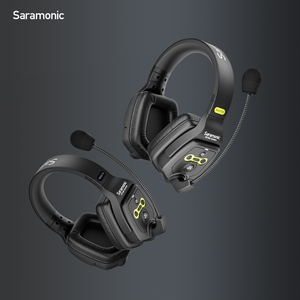 Saramonic WiTalk-Sistema de auriculares inalámbricos WT5D, sistema de intercomunicación bidireccional a un rango de hasta 400m - Product Image 5