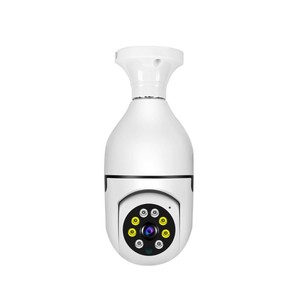Telecamera a led a 360 gradi telecamera panoramica wireless per la sicurezza domestica wifi cctv fisheye lampadina lampada telecamera ip telecamera di sicurezza domestica visualizzazione remota - Product Image 2