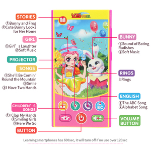 Yrb bambino bambino macchina di apprendimento gioco del telefono cellulare giocattolo educativo per con funzione musicale intelligente del telefono giocattolo - Product Image 4