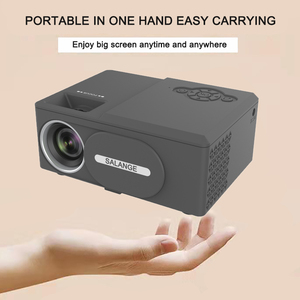 Salange PTY60 Mini taşınabilir projektör 3000 lümen Pico LCD LED ev sineması film Projecteur Video Beamer Proyector - Product Image 2