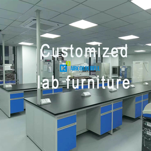 Équipement biologique de laboratoire OEM Banc de laboratoire en acier + bois Armoire centrale École Hôpital Chimie Bureau Table de laboratoire - Product Image 6