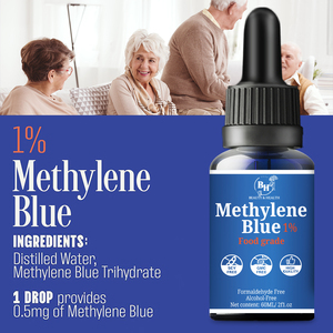 Private Label OEM/ODM Methylenblau Tropfen Anti-Aging Memory Booster Verbessern Sie die kognitive Funktion Nahrungs ergänzungs mittel - Product Image 4