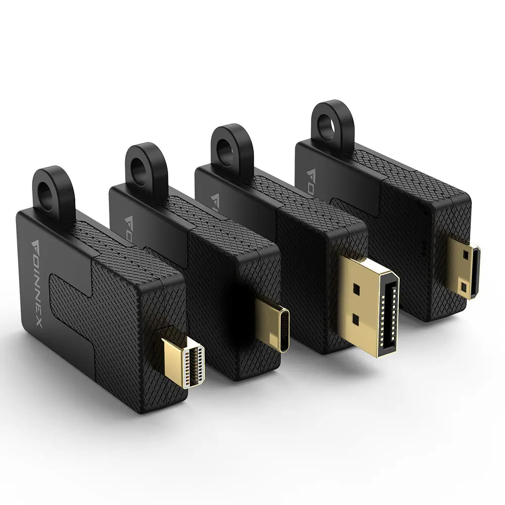 Adattatore HDMI Anello Mini HDMI Tipo C DisplayPort Mini DP Adattatori Forniscono Dispositivo di Connettività Multifunzione HDMI Adattatore