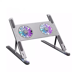 Soporte de refrigeración giratorio de metal ajustable de 360 grados para portátil, soporte giratorio para portátil, función de ajuste de ordenador de escritorio - Product Image 6