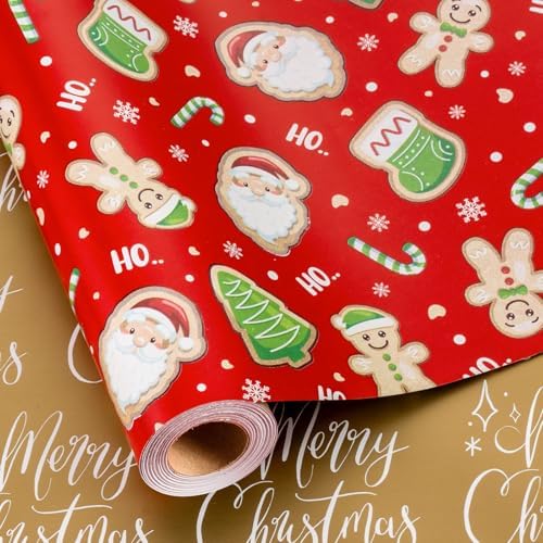 Tête de Père Noël rouge
