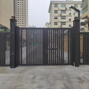 Trung quốc sản xuất tùy chỉnh tự động có thể thu vào nhôm vườn cổng trượt ngoài trời mở phong cách - Product Image 3