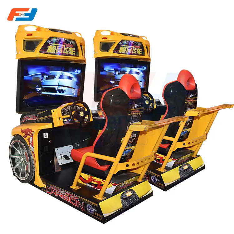 Giochi di corse del centro commerciale con macchine per giochi di corse automobilistiche con simulatore di monete al volante per le vendite