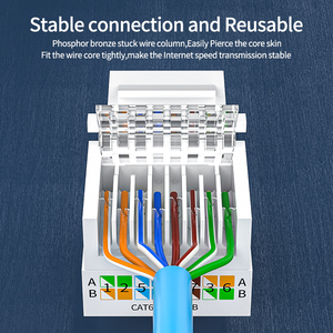 ZHEFAN Tool freies Cat6-Netzwerkmodul Rj45-Anschluss Ethernet Keystone Jack <span class=keywords><strong>Computer</strong></span> informations buchse