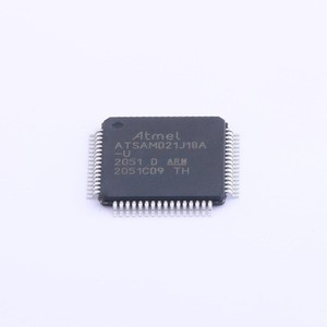 Gömülü mikrodenetleyiciler ATSAMD21J18A ATSAMD21J18A-AU IC MCU mikrobilgisayar 64TQFP kontrol PCB için BoardATSAMD21J18A-AUT